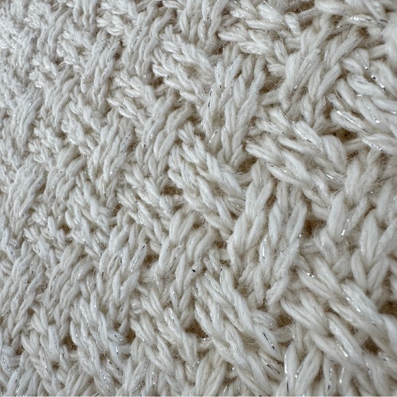 Bob Timberlake Cream Sweater Wool Blend small - Picture 4 of 5